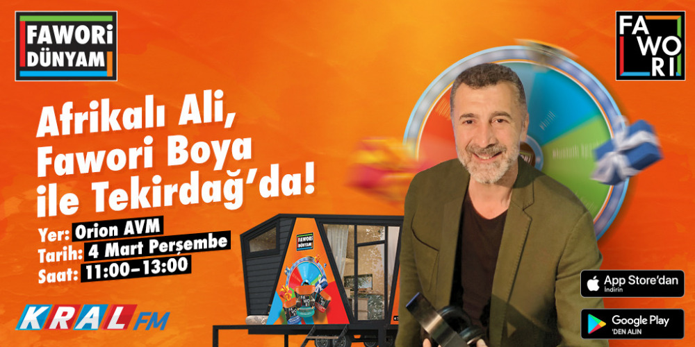 Afrikalı Ali, Fawori Boya ile Tekirdağ’da!