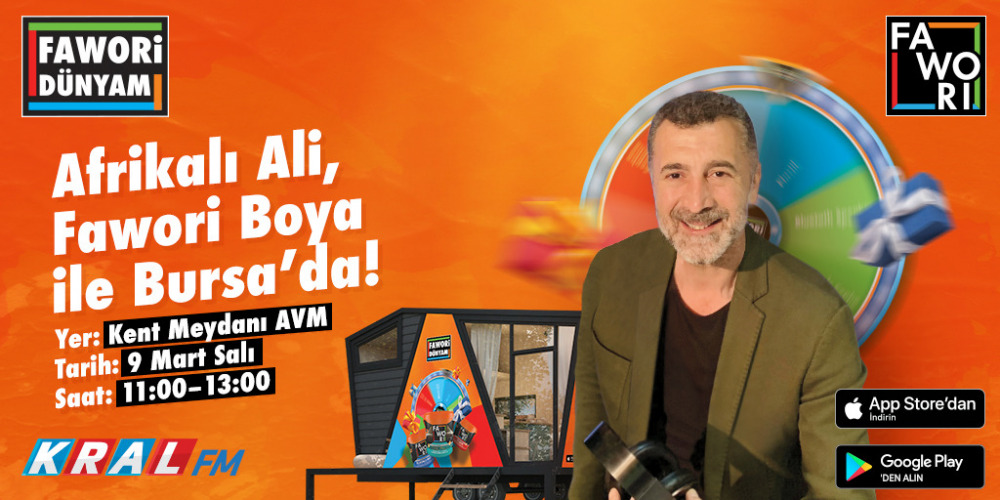 Afrikalı Ali, Fawori Boya ile Bursa'da!