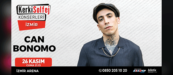 can bonomo izmir arena kral muzik