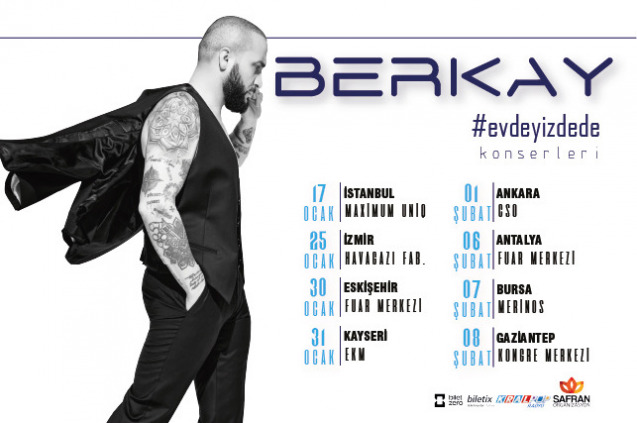 Berkay Türkiye Turnesine Çıkıyor!
