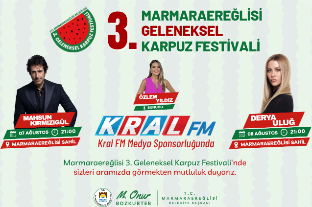 MARMARAEREĞLİSİ GELENEKSEL KARPUZ FESTİVALİ İÇİN GERİ SAYIM BAŞLADI