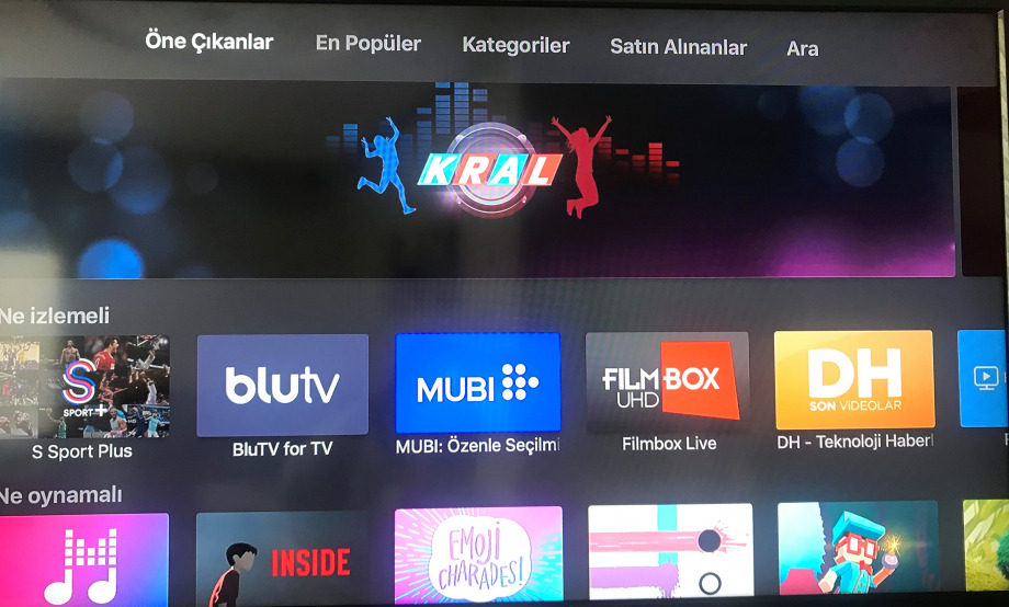 Apple TV Kral Uygulaması Popüler Uygulamalarda Zirvede Apple TV Kral Uygulaması Popüler Uygulamalarda Zirvede