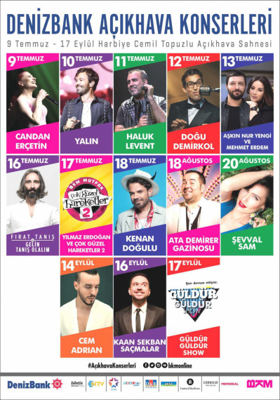 Bkm ile Hem Müzik Hem Kahkaha Dolu Denizbank Konserleri Başlıyor! Bkm ile Hem Müzik Hem Kahkaha Dolu Denizbank Konserleri Başlıyor!