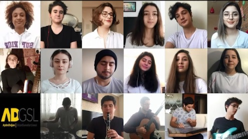 Lise Öğrencilerinden Karantina Şarkısı! Lise Öğrencilerinden Karantina Şarkısı!