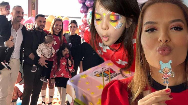 Demet Akalın ve Okan Kurt'tan Hira'ya Doğum Günü Partisi