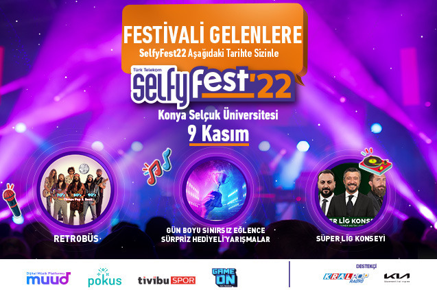 Selfy Fest Coşkusu Bugün Konya'da!