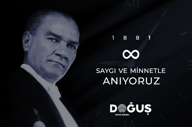 Ulu Önderimiz Mustafa Kemal Atatürk'ü Saygı ve Minetle Anıyoruz...