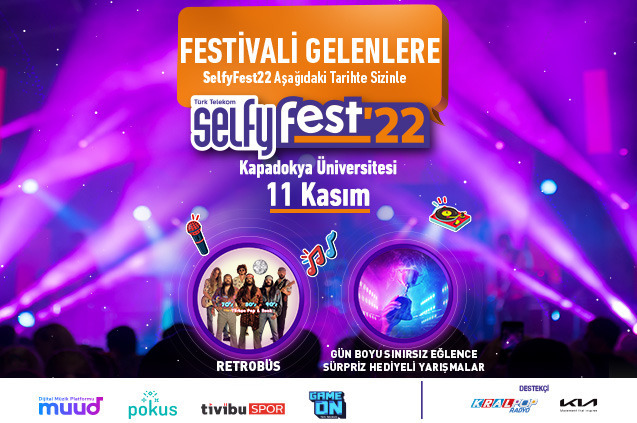 Selfy Fest'in Son Durağı Kapadokya Üniversitesi!