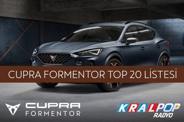 CUPRA Formentor Top 20 Listesi'nde Bu Hafta!