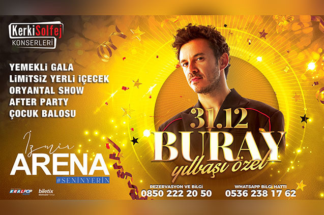 Buray, Yılbaşı Gecesi İzmir Arena'da!