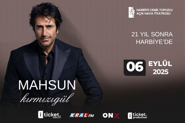 Mahsun Kırmızıgül 6 Eylül'de Harbiye'de!