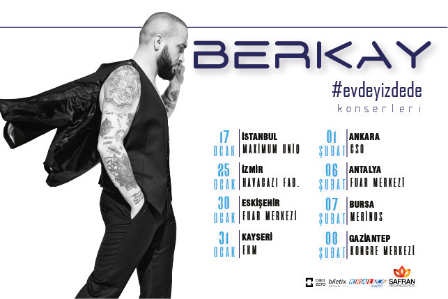 Berkay Türkiye Turnesine Çıkıyor!