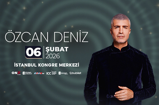 Özcan Deniz 6 Şubat'ta İstanbul Kongre Merkezi'nde!