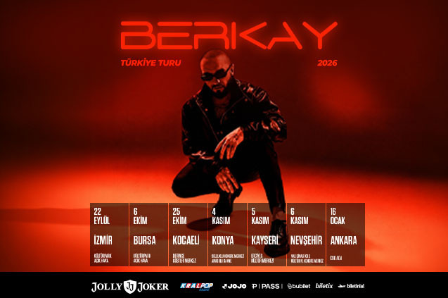 BERKAY TÜRKİYE TURNESİNE DEVAM EDİYOR!