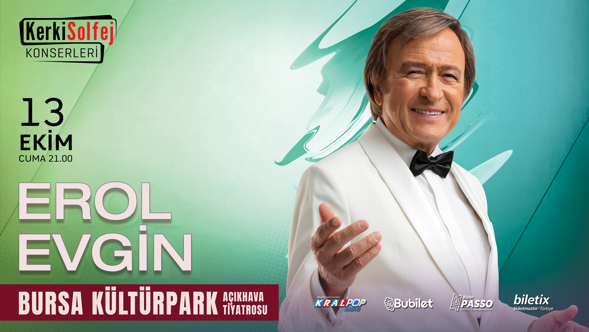 Erol Evgin Bursa Kültürpark Açıkhava Tiyatrosu Kral Müzik